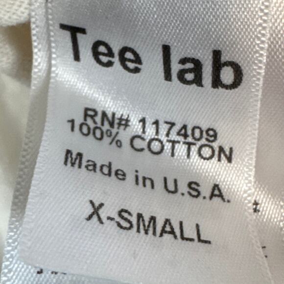 Frank & Eileen tee lab Womens Muscle Tee Hi Low Hem Vintage White Size XS NWOT - Picture 8 of 9